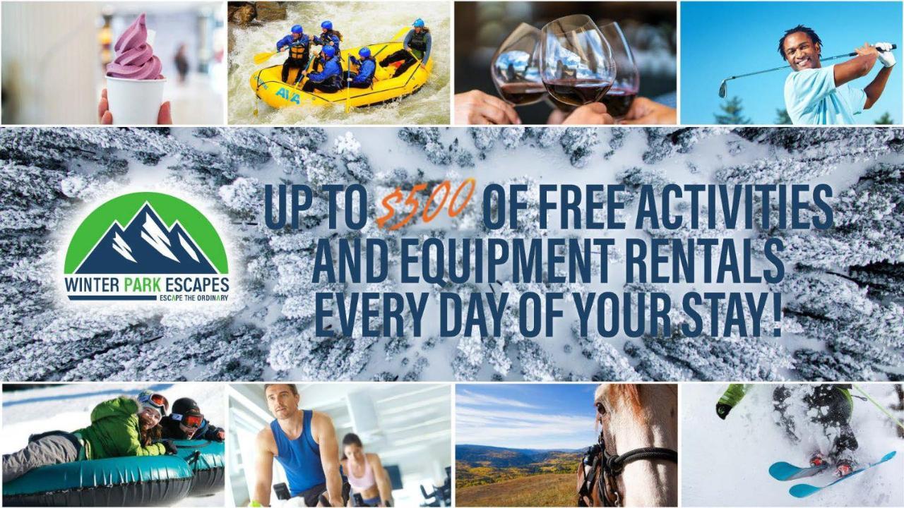 Ski In Ski Out Luxury Condo #4475 With Huge Hot Tub & Great Views - 500 Dollars Of Free Activities & Equipment Rentals Daily وينتر بارك المظهر الخارجي الصورة
